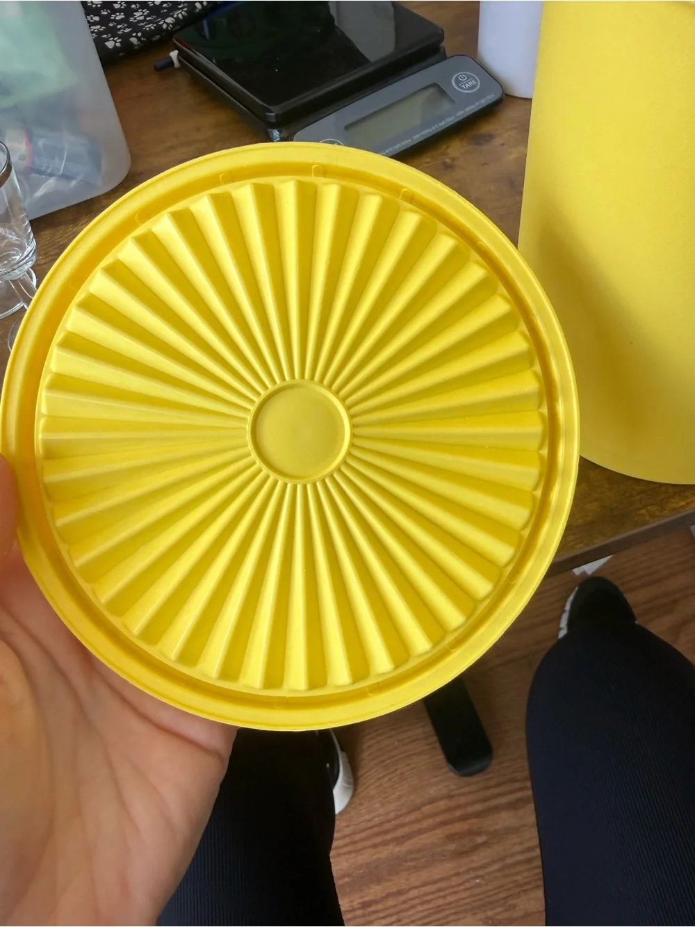 Vintage Tupperware servalier storage container - excellent condition NO SMELL